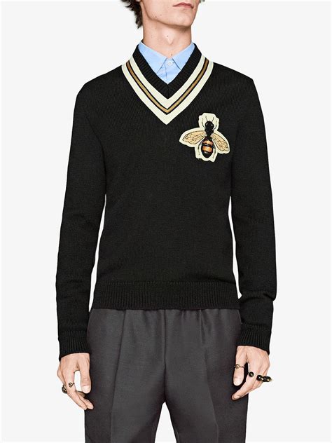 gucci bee sweater men